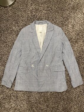 H&M Checked Blazer Women’s Size 8